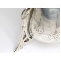 Inedită bombonieră Jugendstil | alamă argintată | atelier Meneses - Madrid cca.1910